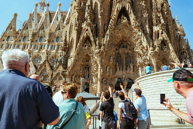 Half Day Park Güell and Sagrada Familia tour with Transportation