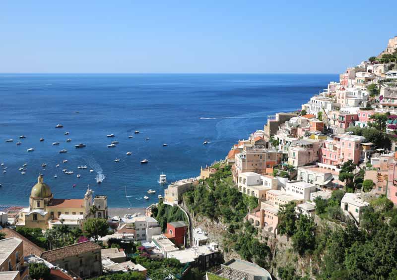 Private Transfer from Rome to Amalfi Coast with Tour of Pompeii