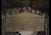 Memorial plaque in Paris catacombs