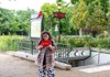 A tour guide at the meeting point Porte d'Auteuil Metro Station for the start of the Ultimate Palace of Versailles Tour from Paris with The Tour Guy.
