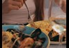 plate of seafood pasta