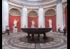 An image of the Round Hall inside the Vatican Museums.