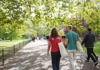 A man walking through St. James Park with his guide from The Tour Guy.