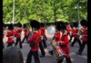 An image of the Changing of the Guard ceremony in St. James Park.