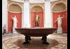 An image of the Round Hall inside the Vatican Museums.