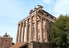 An image of the Antoninus and Faustina Temple in the Roman Forum.