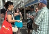 Guide and group in Testaccio Market