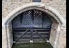 An image of Traitor's Gate inside the Tower of London.