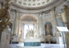 An image of the Room of the Chariot inside the Vatican Museums.